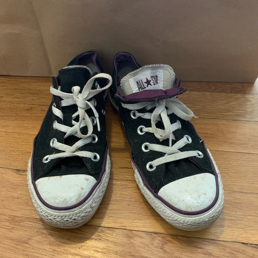 Converse All Star Low Tops - Double Tongue
